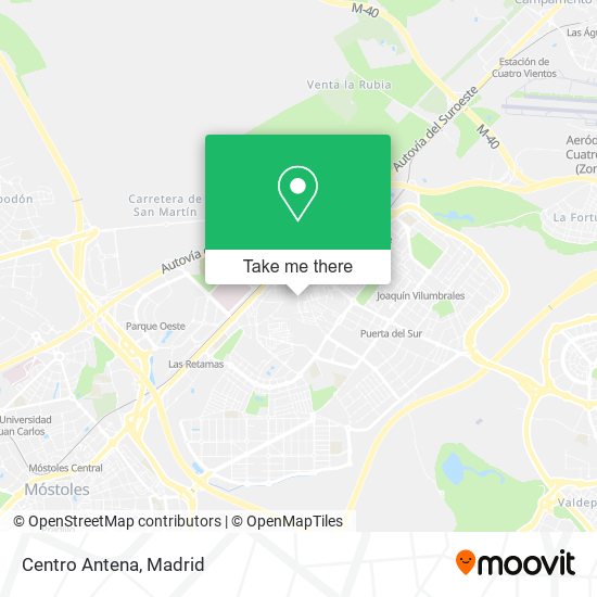 Centro Antena map