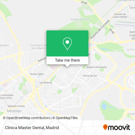 mapa Clinica Master Dental