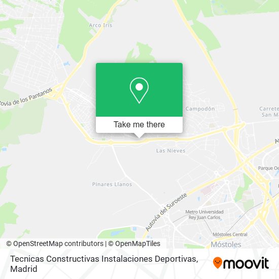 mapa Tecnicas Constructivas Instalaciones Deportivas