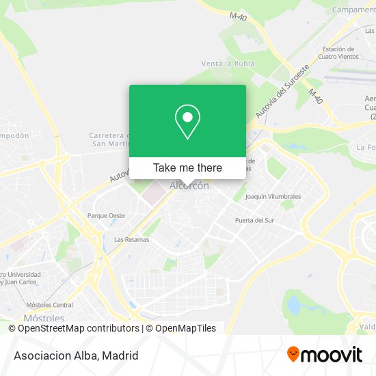 mapa Asociacion Alba