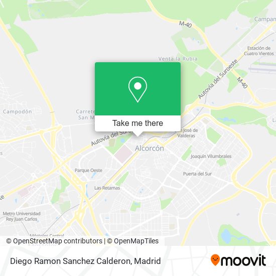 Diego Ramon Sanchez Calderon map