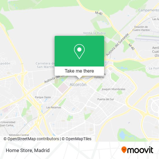 Home Store map