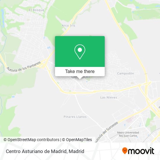 Centro Asturiano de Madrid map