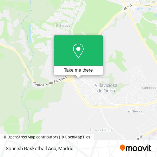 mapa Spanish Basketball Aca
