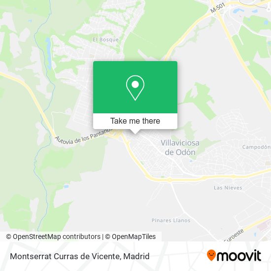 Montserrat Curras de Vicente map