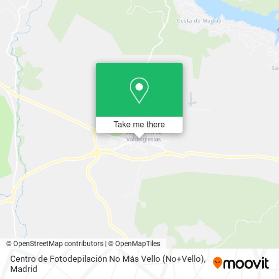 mapa Centro de Fotodepilación No Más Vello (No+Vello)