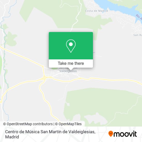 mapa Centro de Música San Martín de Valdeiglesias