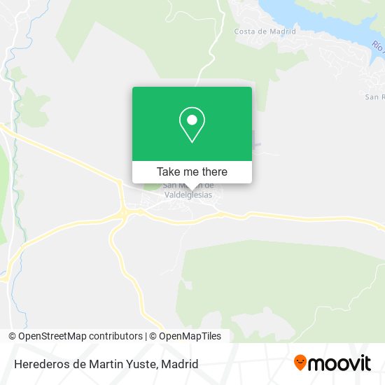 Herederos de Martin Yuste map