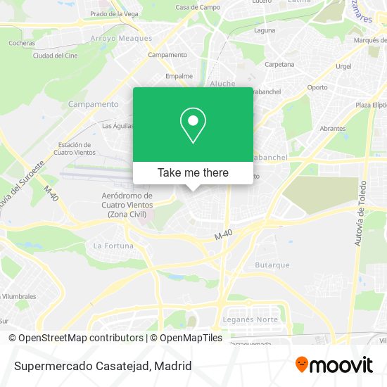 Supermercado Casatejad map