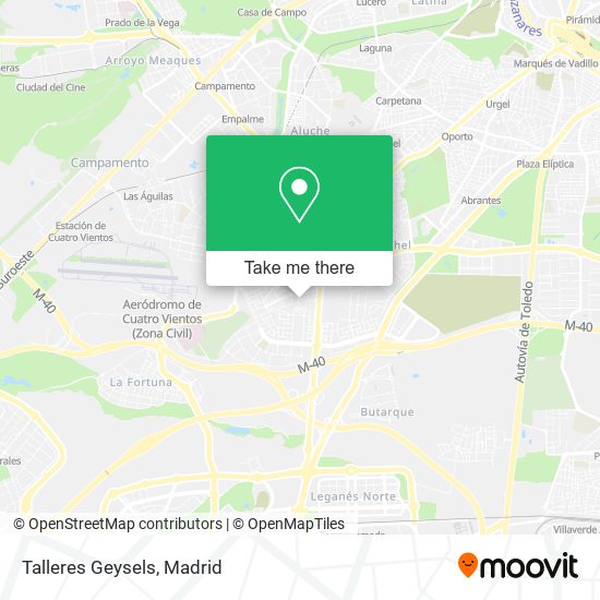 Talleres Geysels map