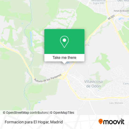 Formacion para El Hogar map