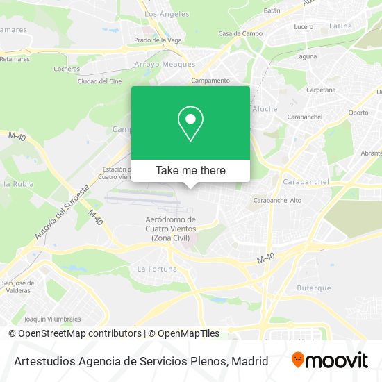 Artestudios Agencia de Servicios Plenos map