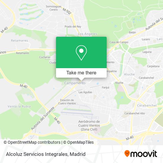 mapa Alcoluz Servicios Integrales