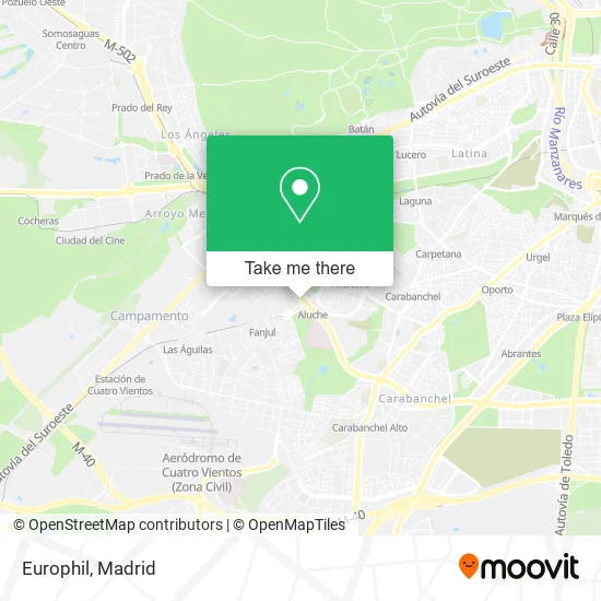 Europhil map
