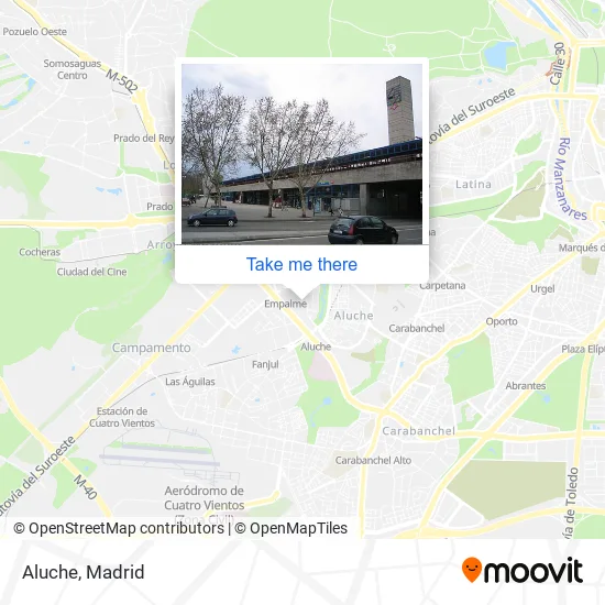 Aluche map