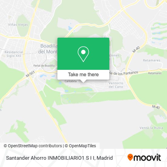 Santander Ahorro INMOBILIARIO1 S I I map