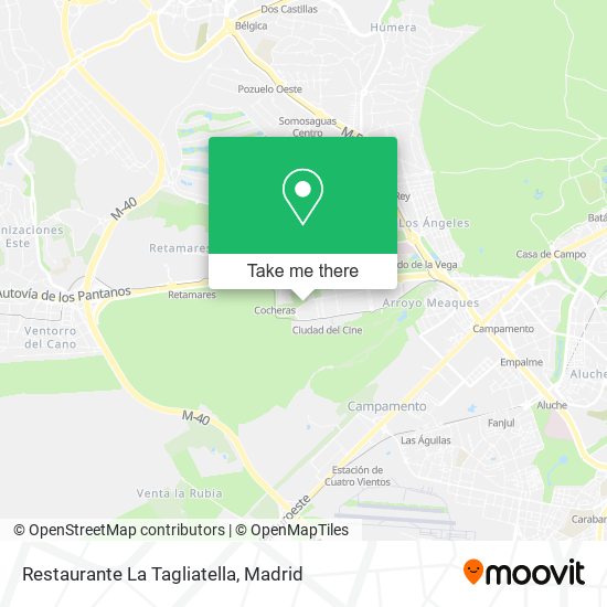 mapa Restaurante La Tagliatella