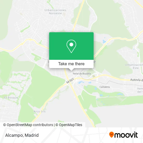 Alcampo map