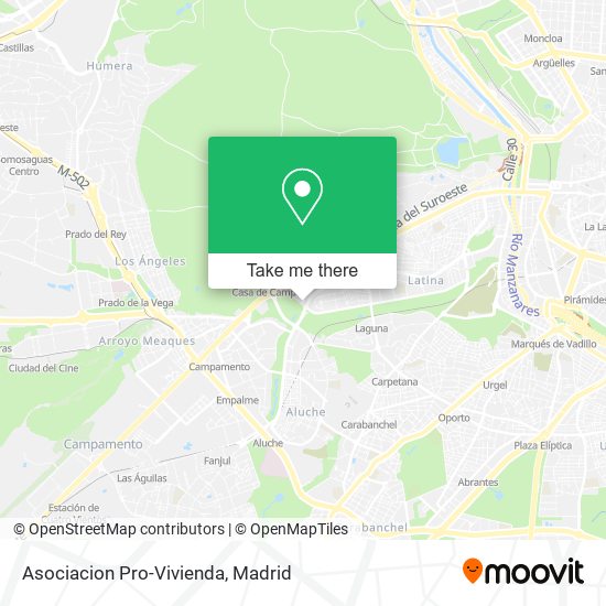 Asociacion Pro-Vivienda map