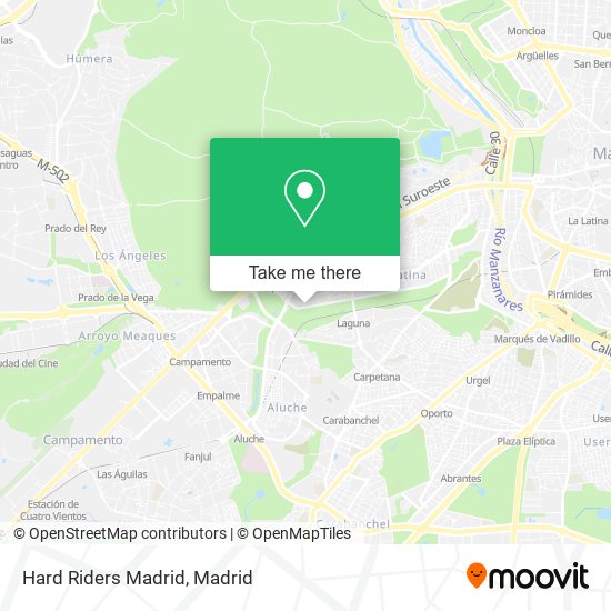 Hard Riders Madrid map