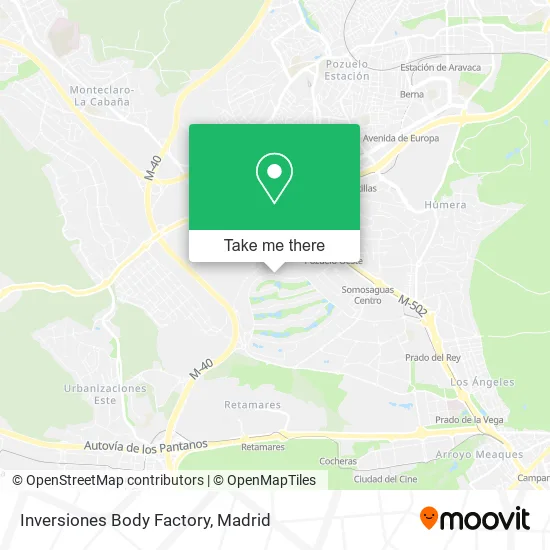 mapa Inversiones Body Factory