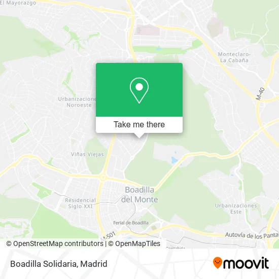 Boadilla Solidaria map