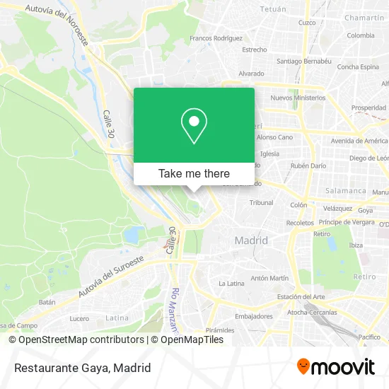 Restaurante Gaya map