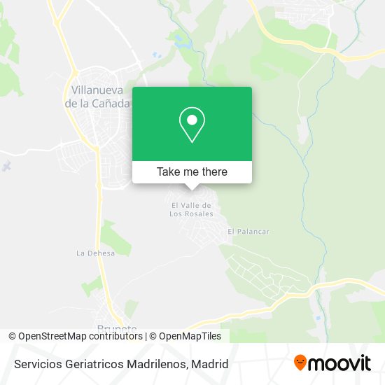 Servicios Geriatricos Madrilenos map