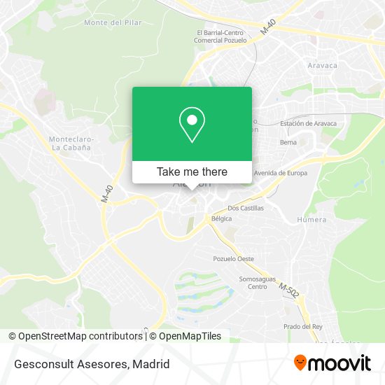 mapa Gesconsult Asesores
