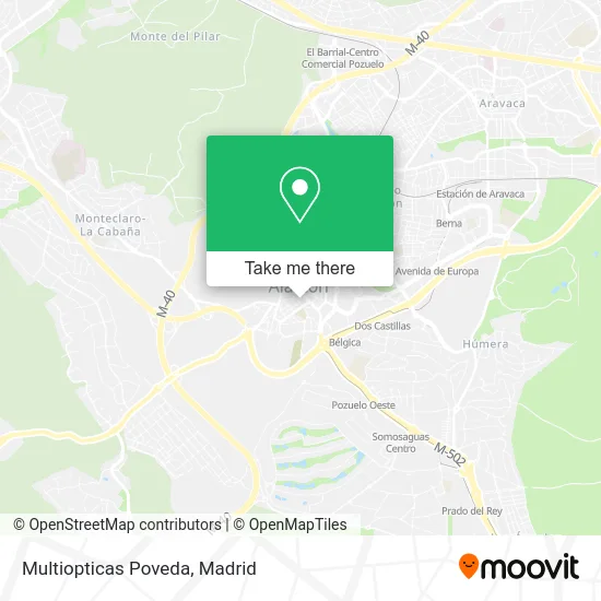 Multiopticas Poveda map