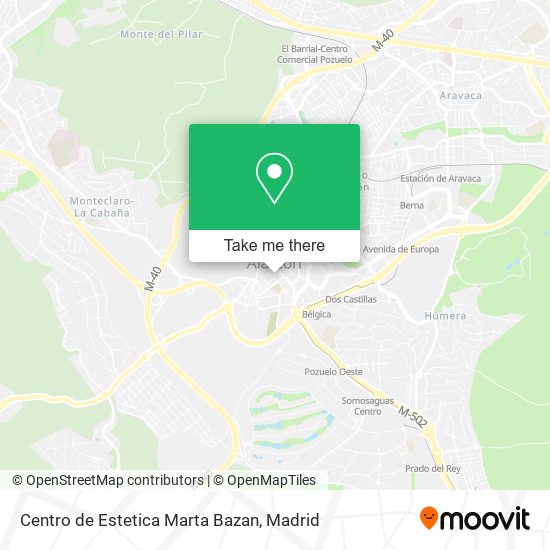 Centro de Estetica Marta Bazan map