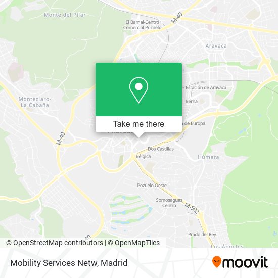 Mobility Services Netw map