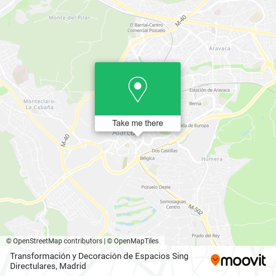 Transformación y Decoración de Espacios Sing Directulares map