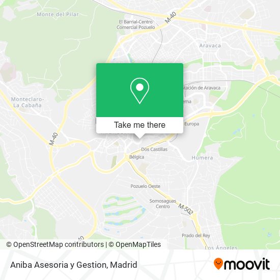 Aniba Asesoria y Gestion map