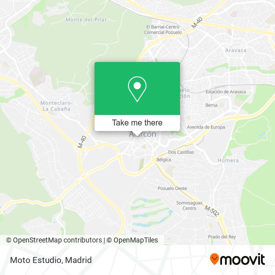 Moto Estudio map