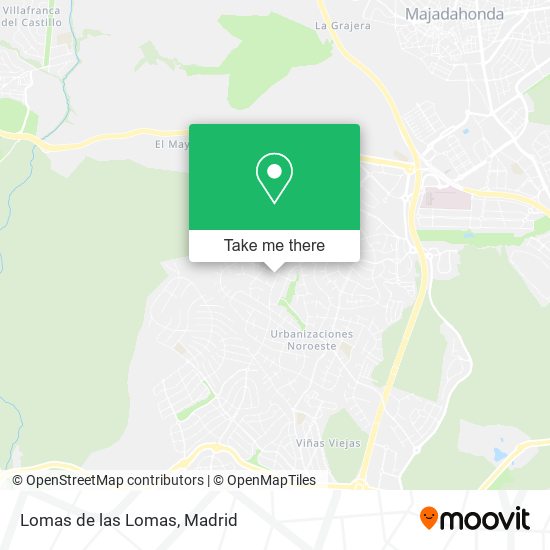 mapa Lomas de las Lomas