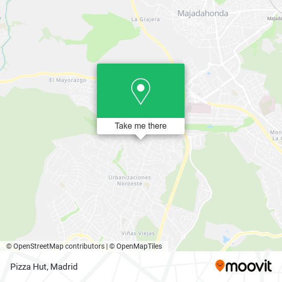 Pizza Hut map