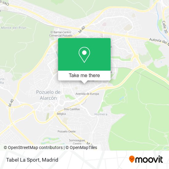 mapa Tabel La Sport