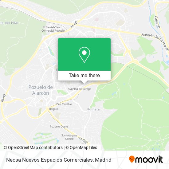 mapa Necsa Nuevos Espacios Comerciales