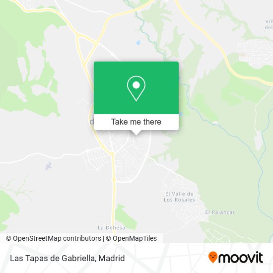 mapa Las Tapas de Gabriella