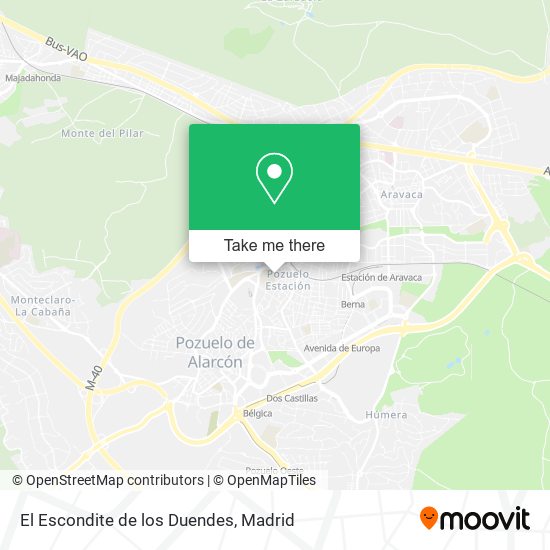 El Escondite de los Duendes map