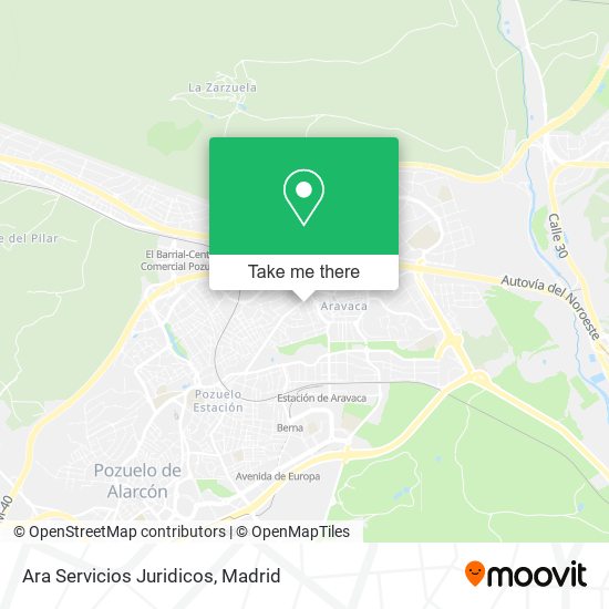 Ara Servicios Juridicos map