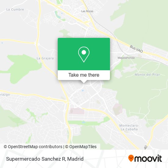 Supermercado Sanchez R map