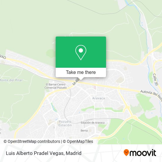 Luis Alberto Pradel Vegas map