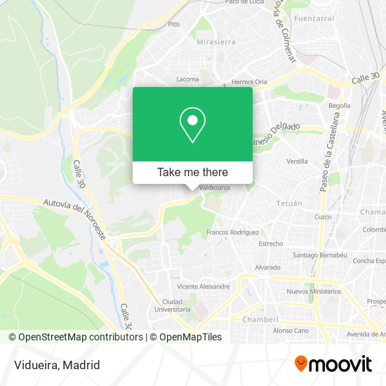 Vidueira map