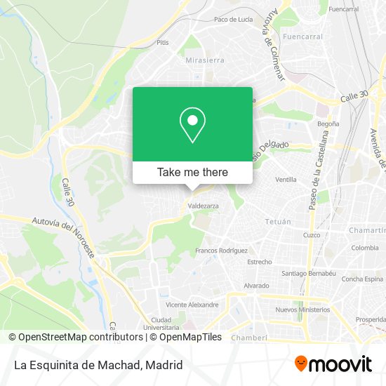 La Esquinita de Machad map