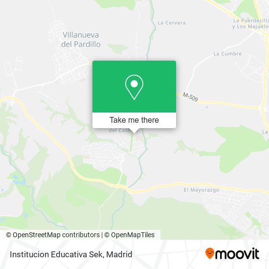 mapa Institucion Educativa Sek