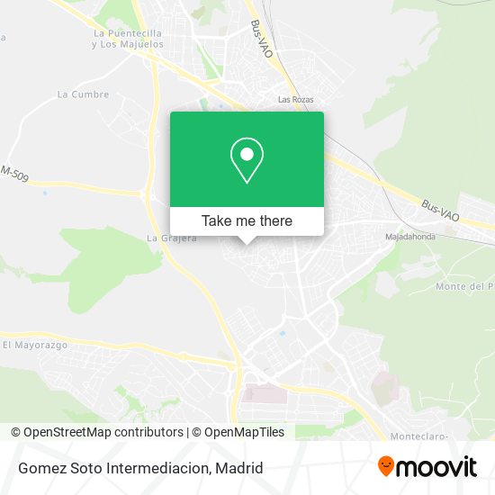 Gomez Soto Intermediacion map