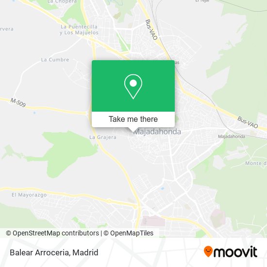 Balear Arroceria map