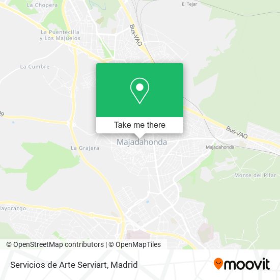 Servicios de Arte Serviart map